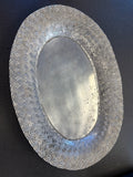 Oval silver platter