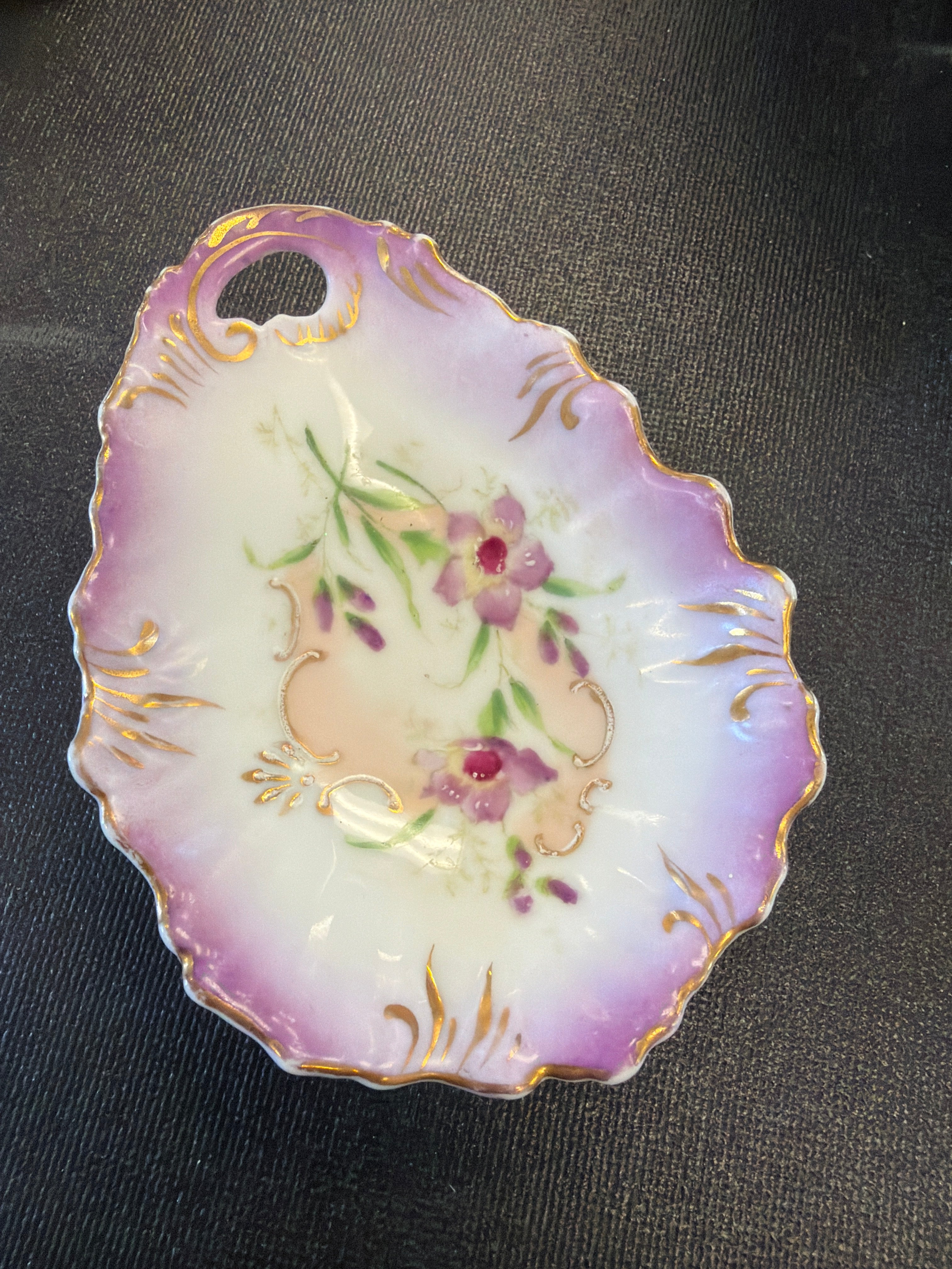 Antique porcelain trinket dish