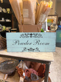 rustic wooden decorative wall sign