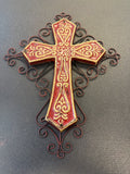 Red and gold cross