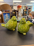 Pair Green Songbirds