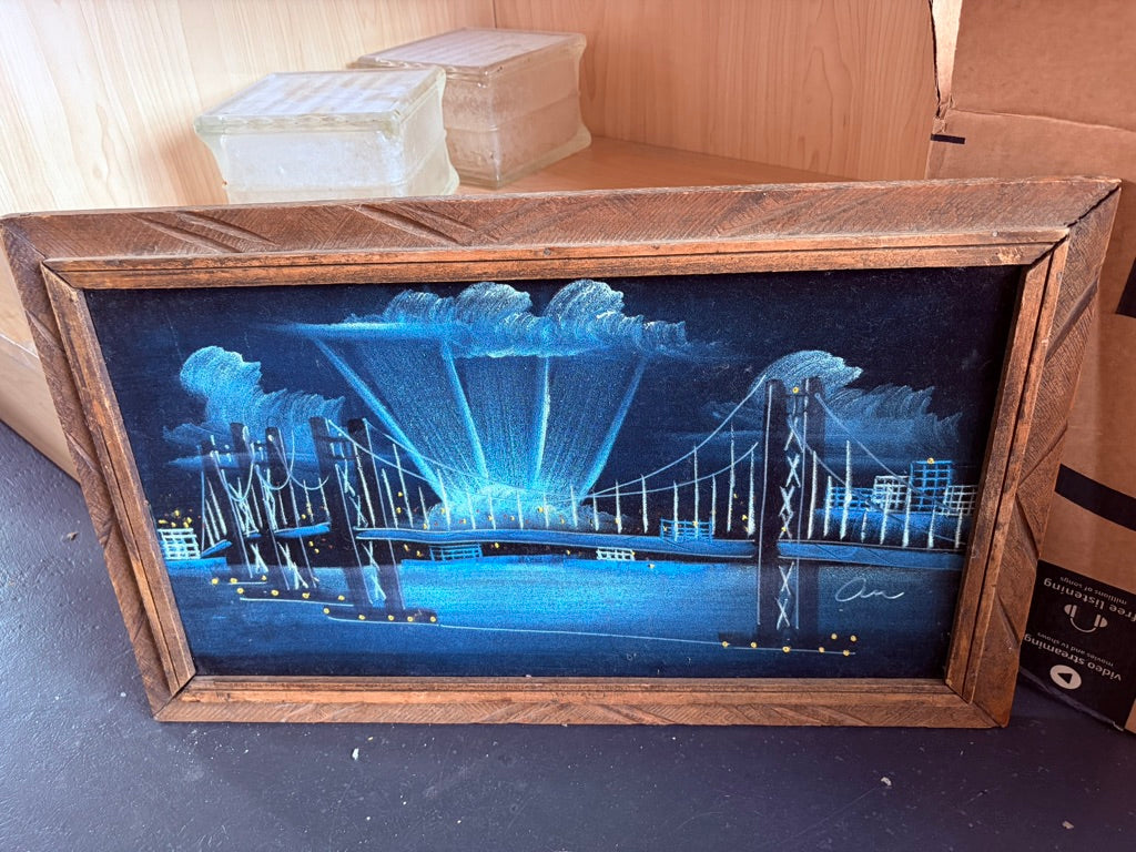 Velvet View of the San Francisco Bridge