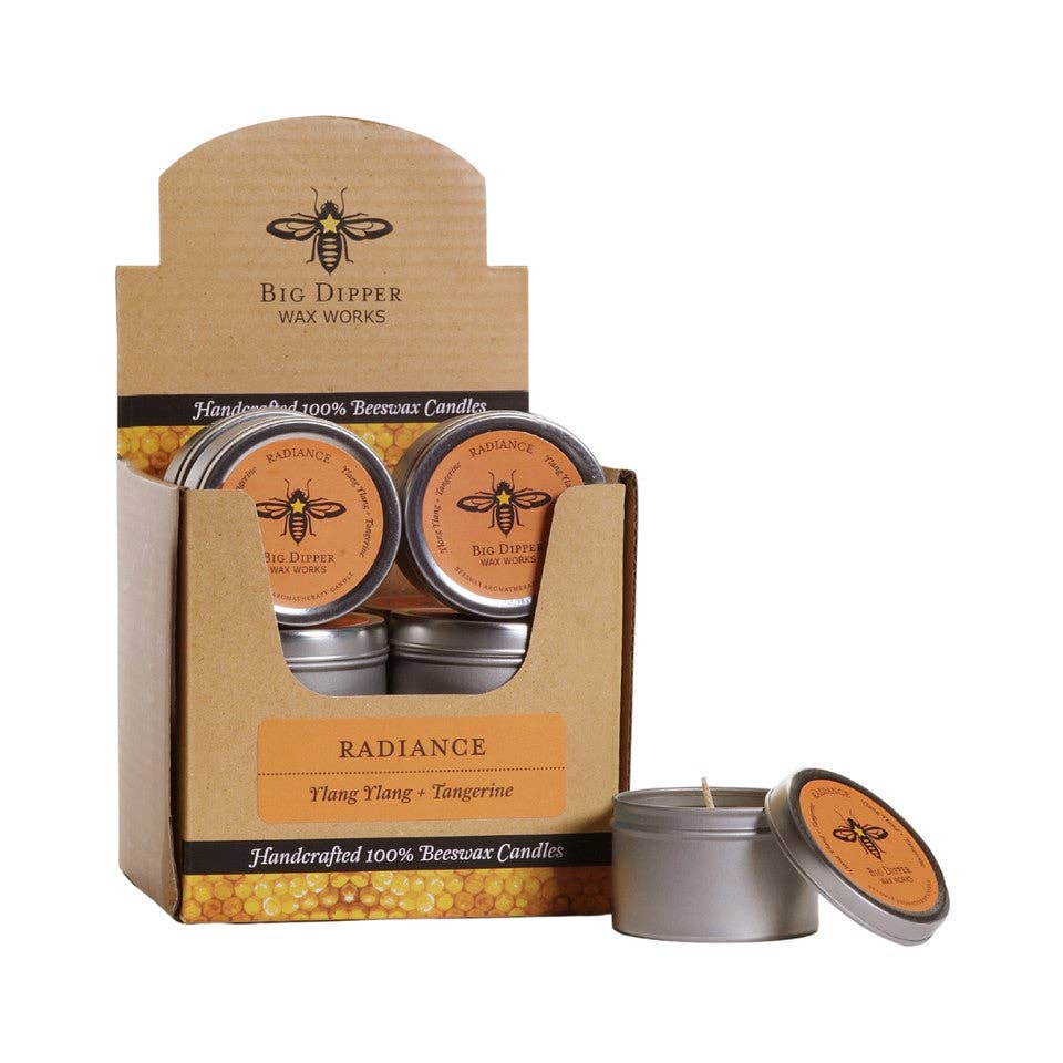 Aromatherapy Travel Tins – 100% Pure Beeswax – 1.7 oz: Single (1.7 oz) / Love (Geranium + Ylang Ylang)