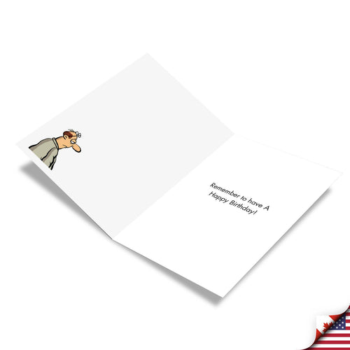 Birthday Card - Lost Glasses