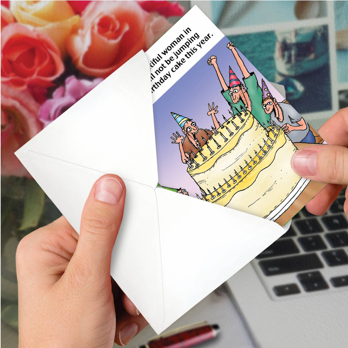 Funny Birthday Greeting Card - Most Beautiful Woman