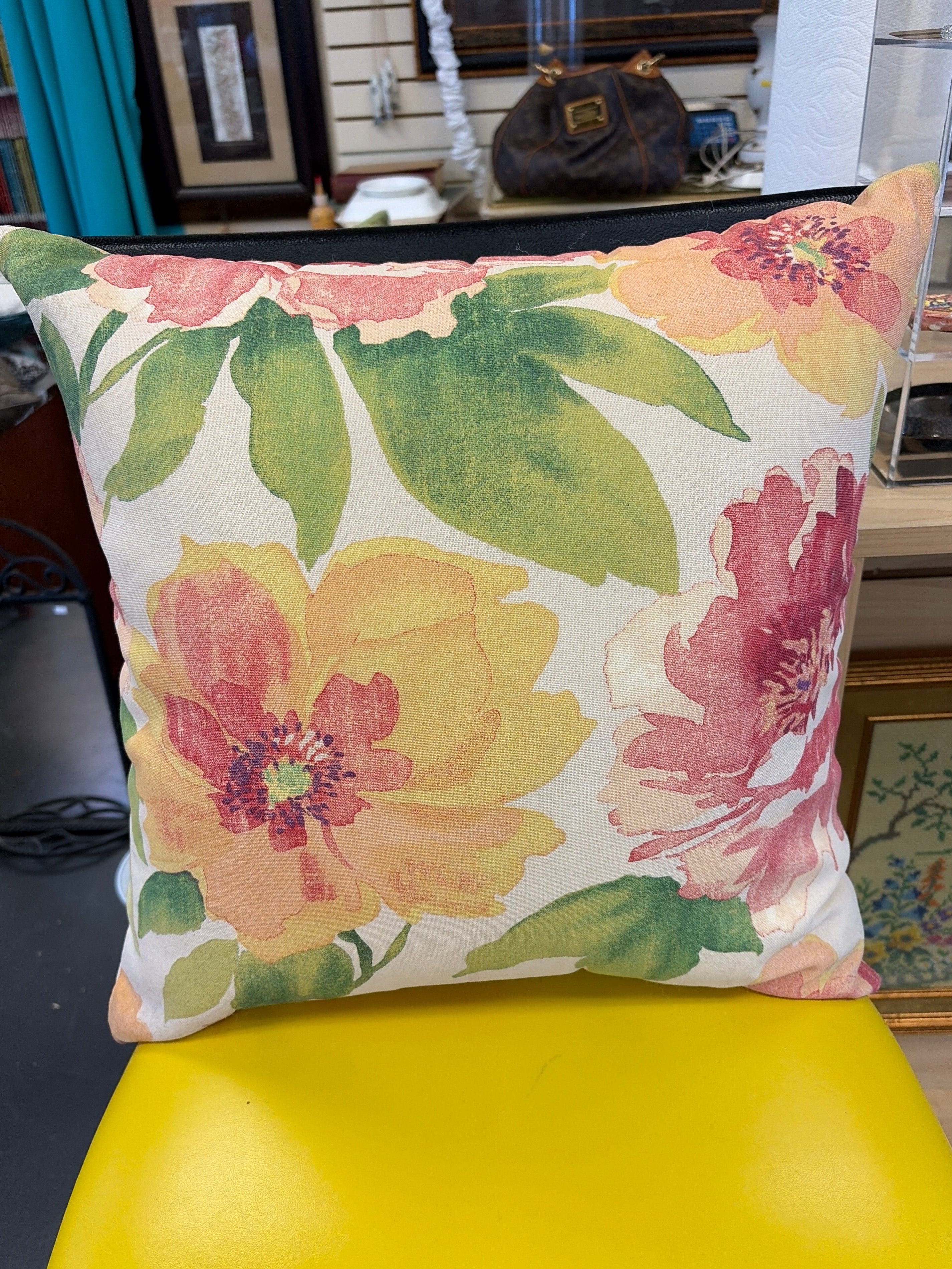 Floral Throw Pillow