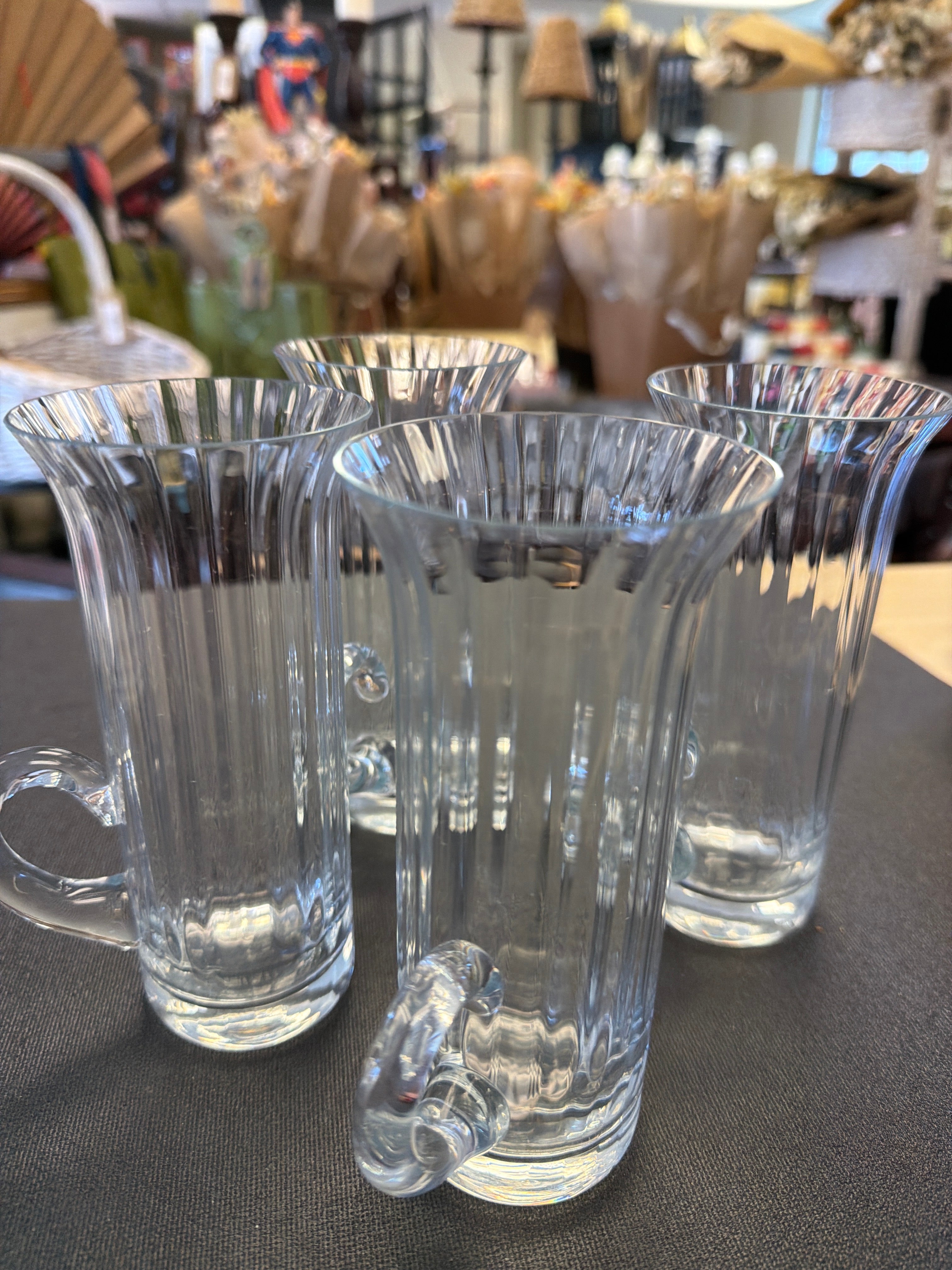 Crystal Pitcher Glasses (4)