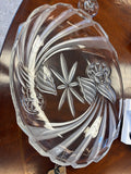Lenox Gorham Crystal Angels of Peace Serving dish