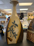 Blue bamboo vase