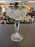 American Brilliant Period cut glass compote