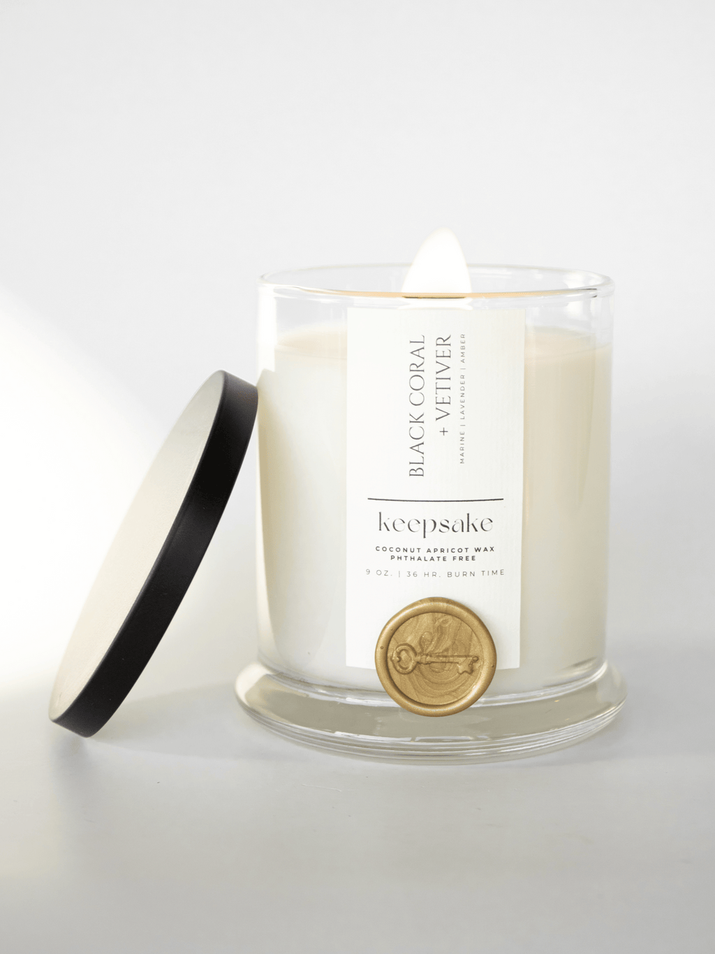 9 oz. Luxury Candle - Black Coral + Vetiver