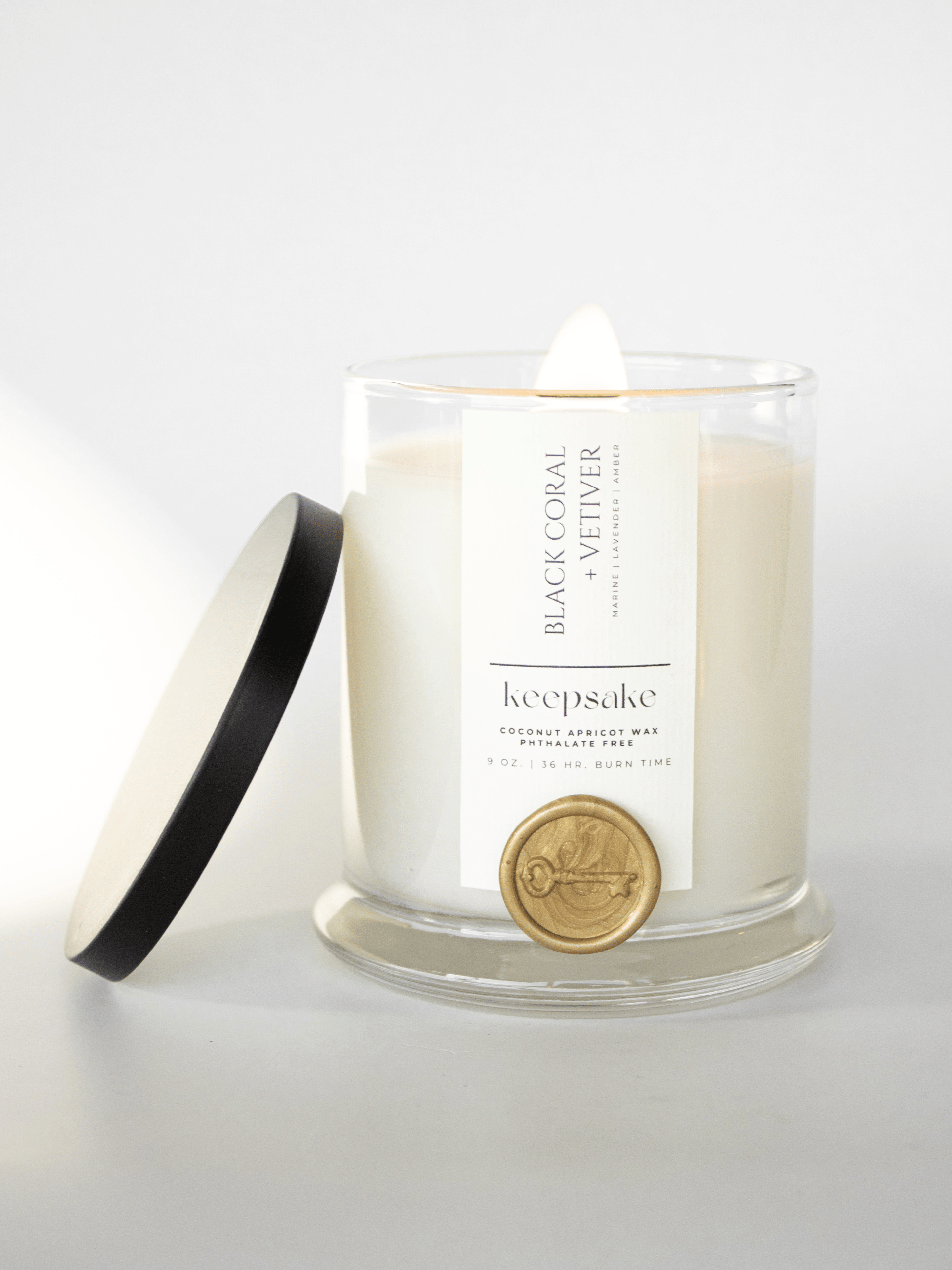 9 oz. Luxury Candle - Black Coral + Vetiver