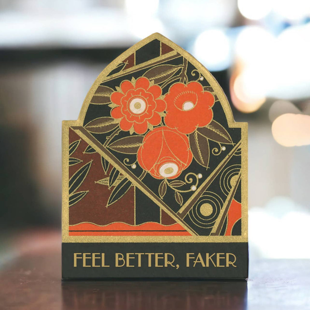 Feel Better, Faker - Funny Vintage Get Well Card
