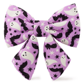 Spooky Season Glow-in-the-Dark Lady Dog Bow: Large