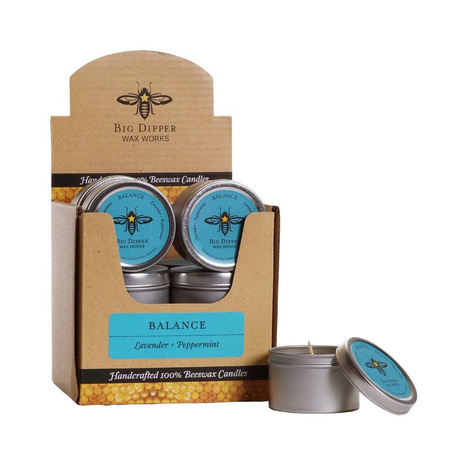 Aromatherapy Travel Tins – 100% Pure Beeswax – 1.7 oz: Single (1.7 oz) / Rejuvenation (Sweet Orange + Clove Bud)