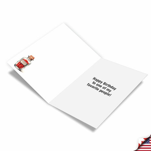 Birthday Card - Favorite Pharmacy (1 Card)