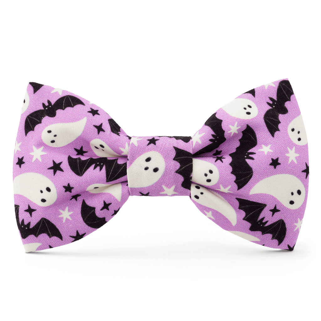 Spooky Season Glow-in-the-Dark Dog Bow Tie: Small