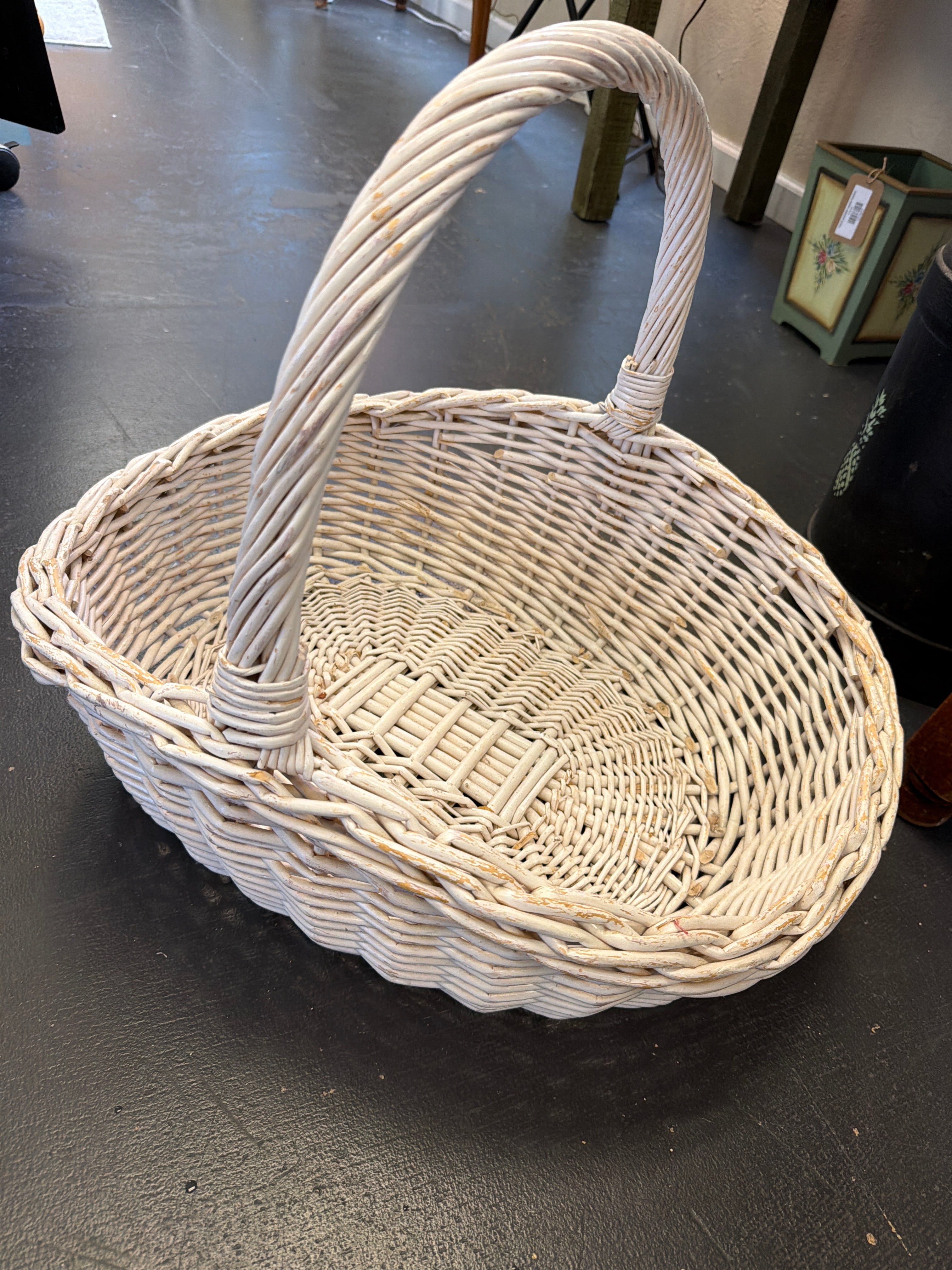 Large white basket