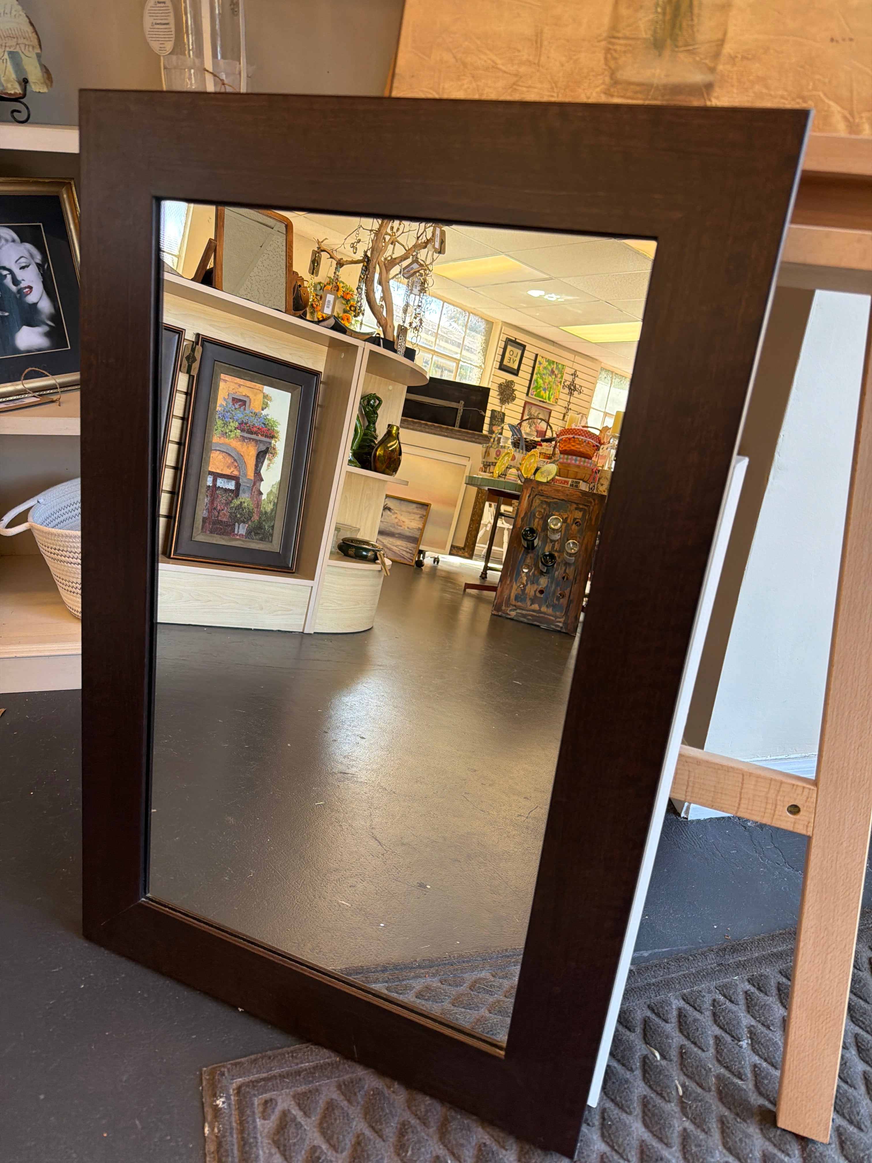 Brown mirror