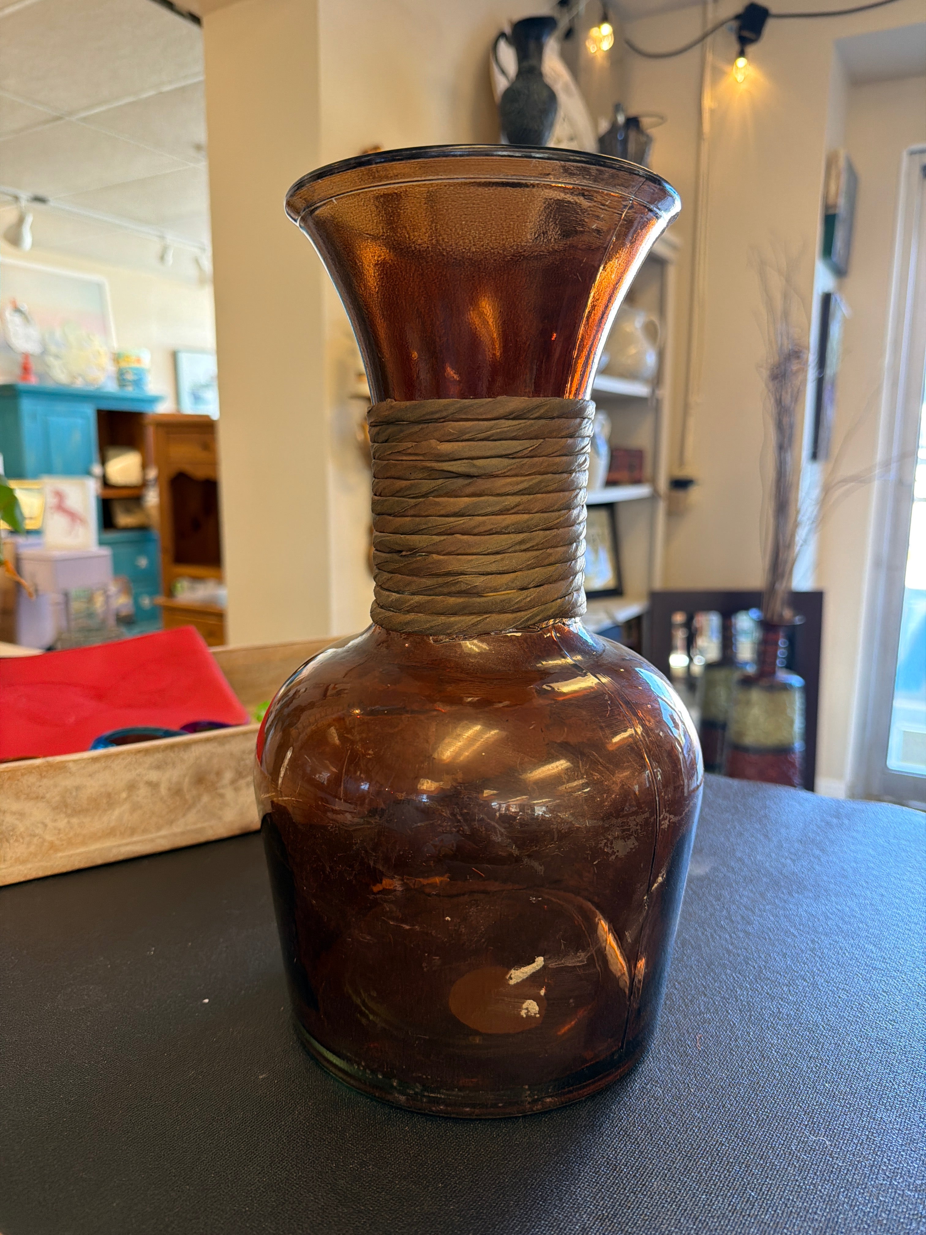 Spanish brown vase