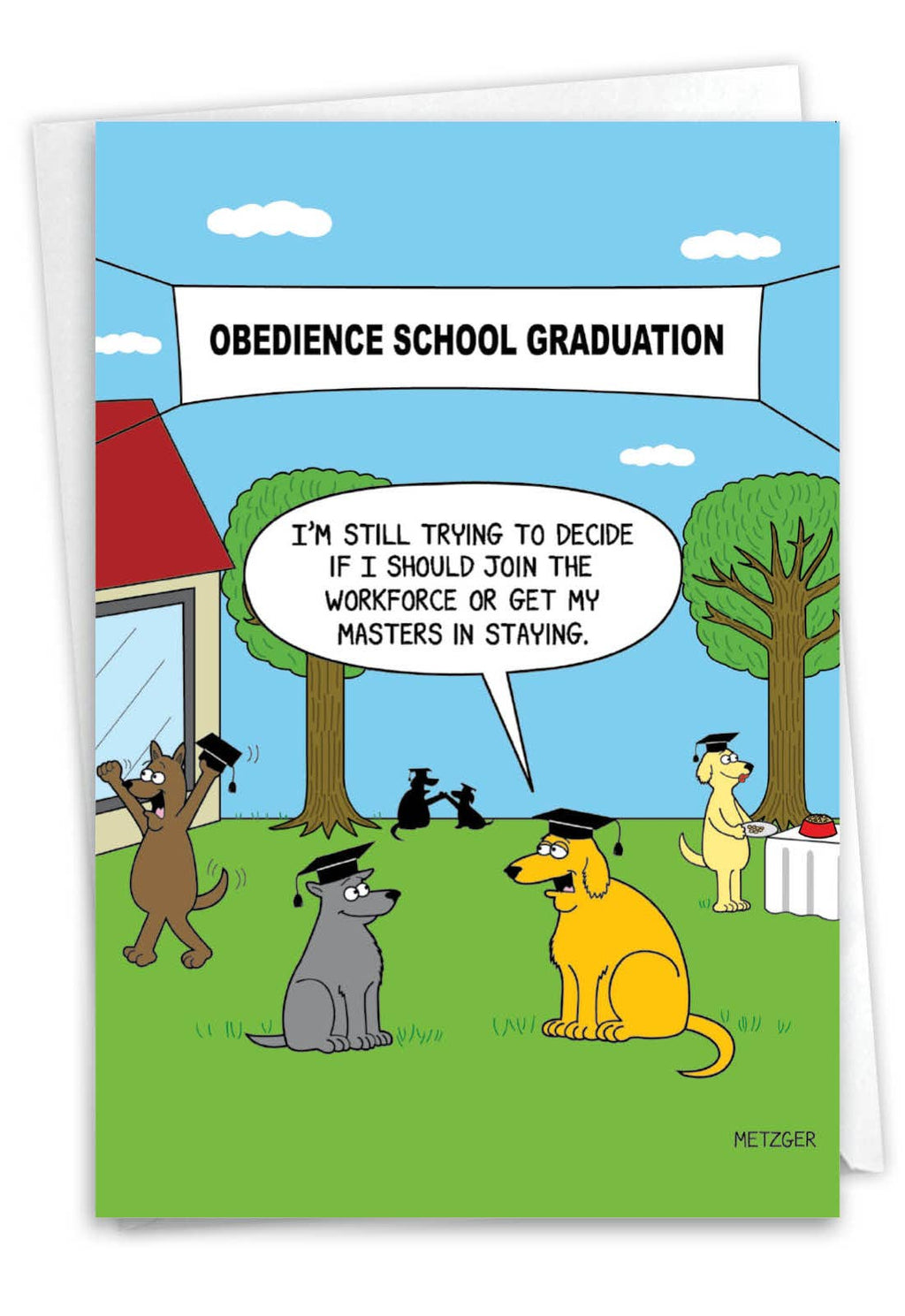 Graduation Greeting Card - Obedience Graduation