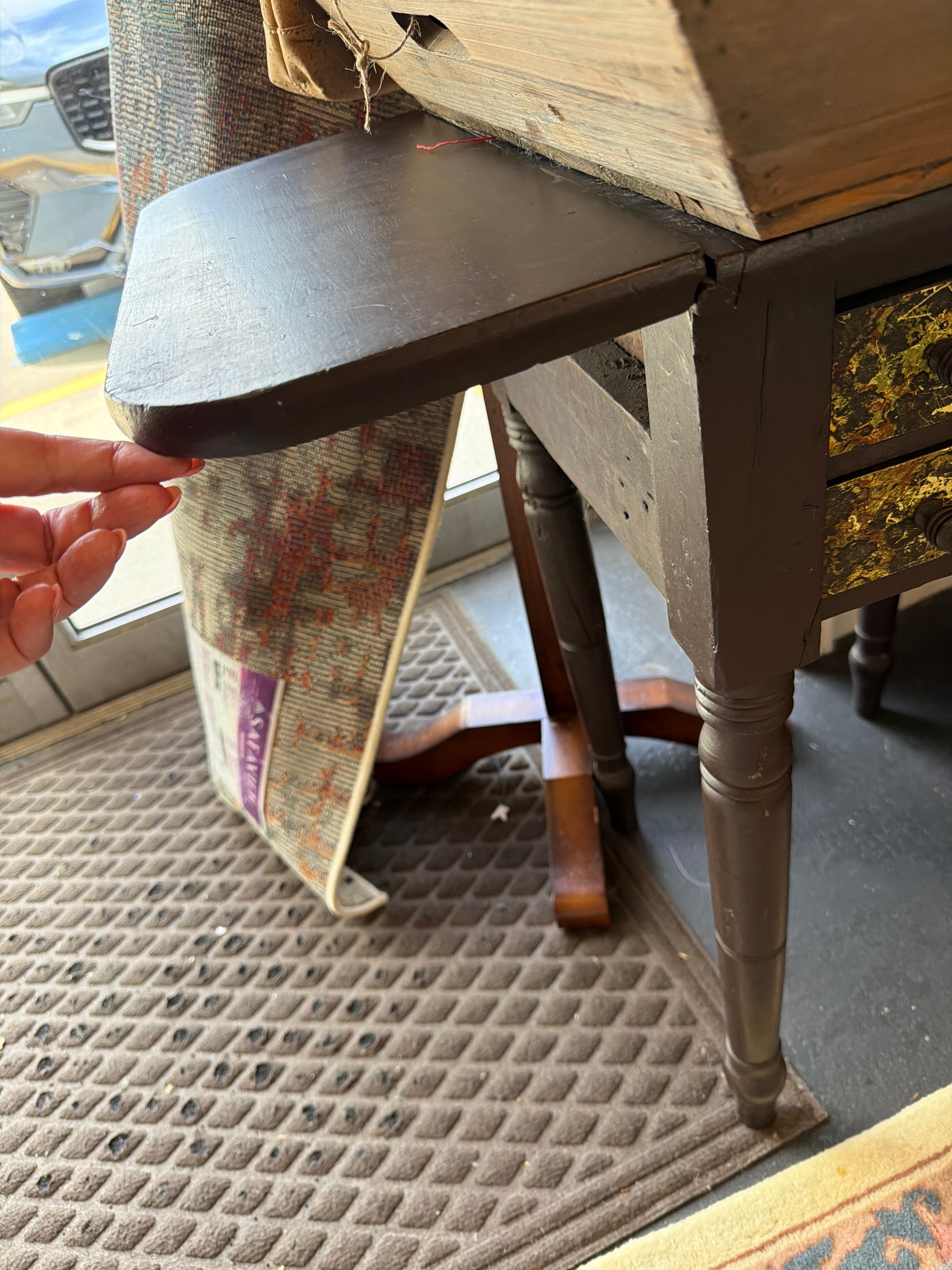 Antique Dropleaf Side Table
