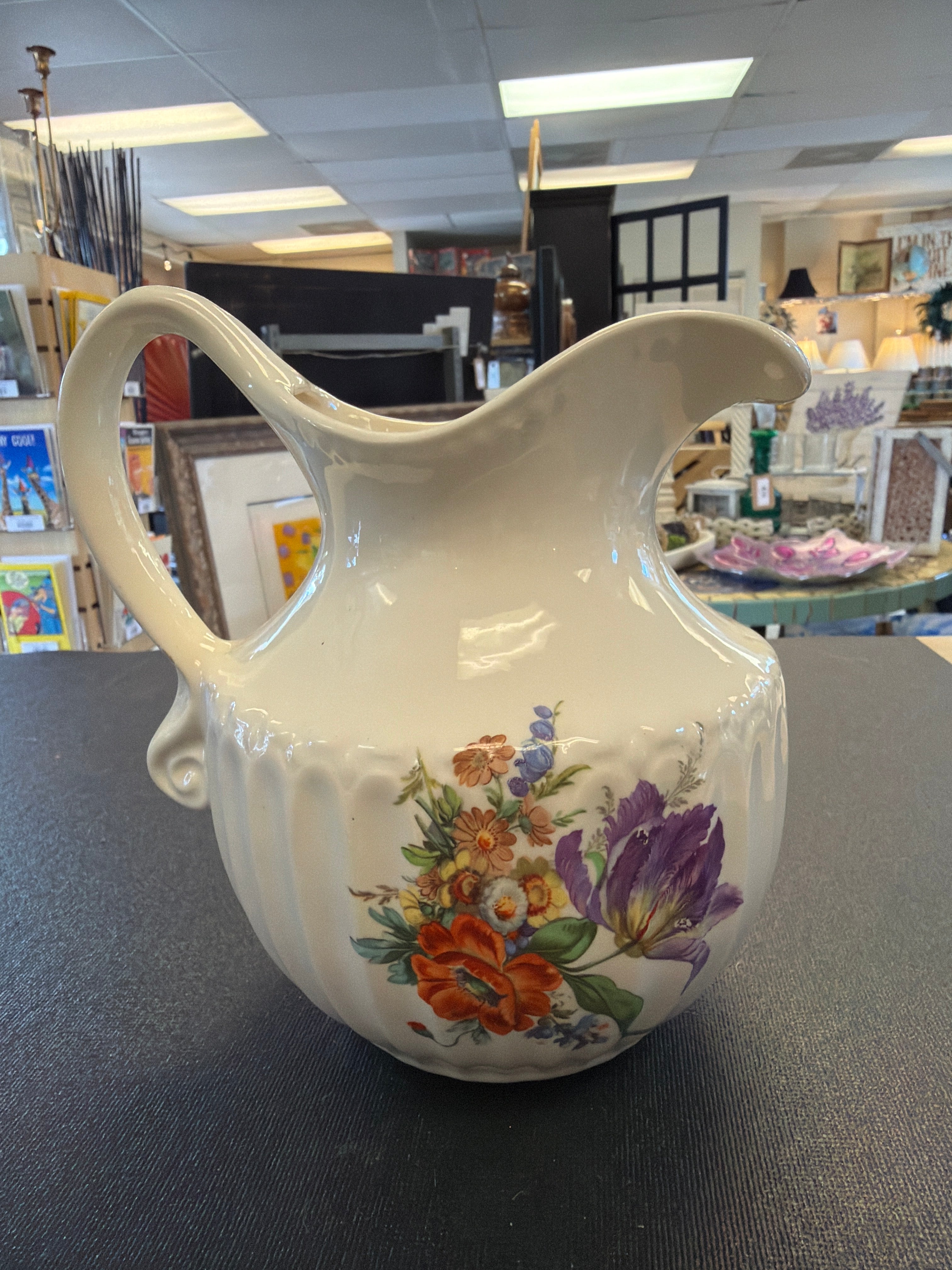 Vintage porcelain pitcher