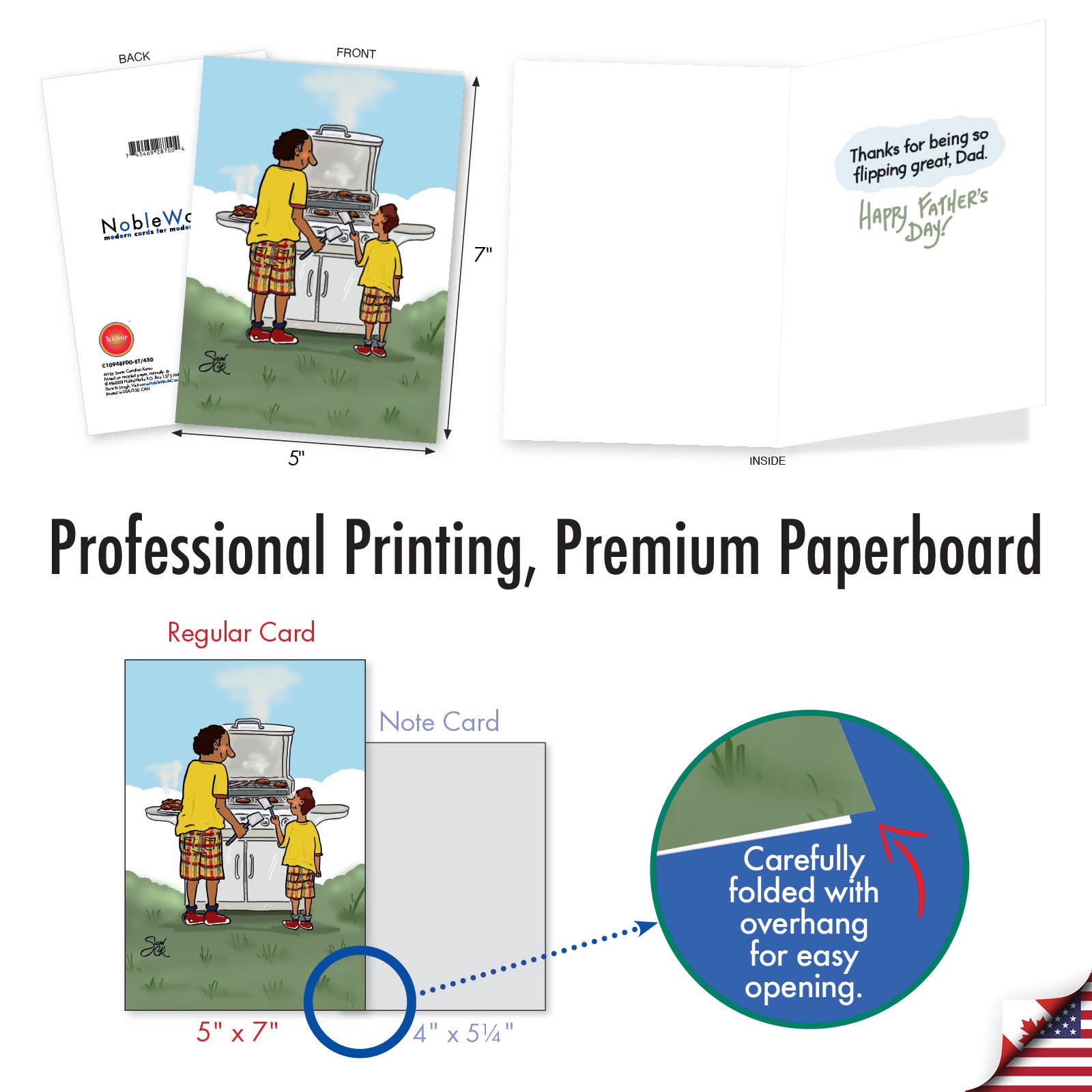 Father's Day Greeting Card - Dad Grill