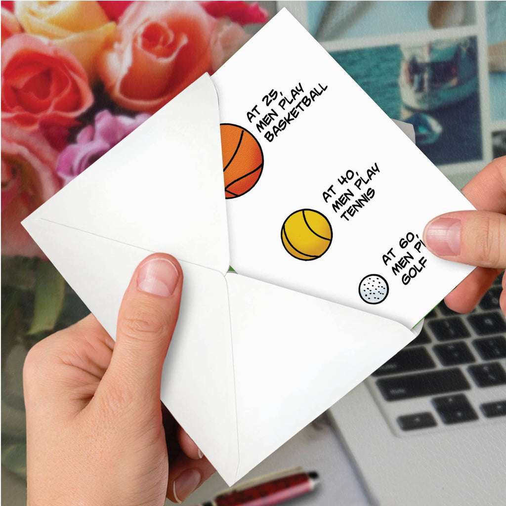 Birthday Card - Age Of Balls