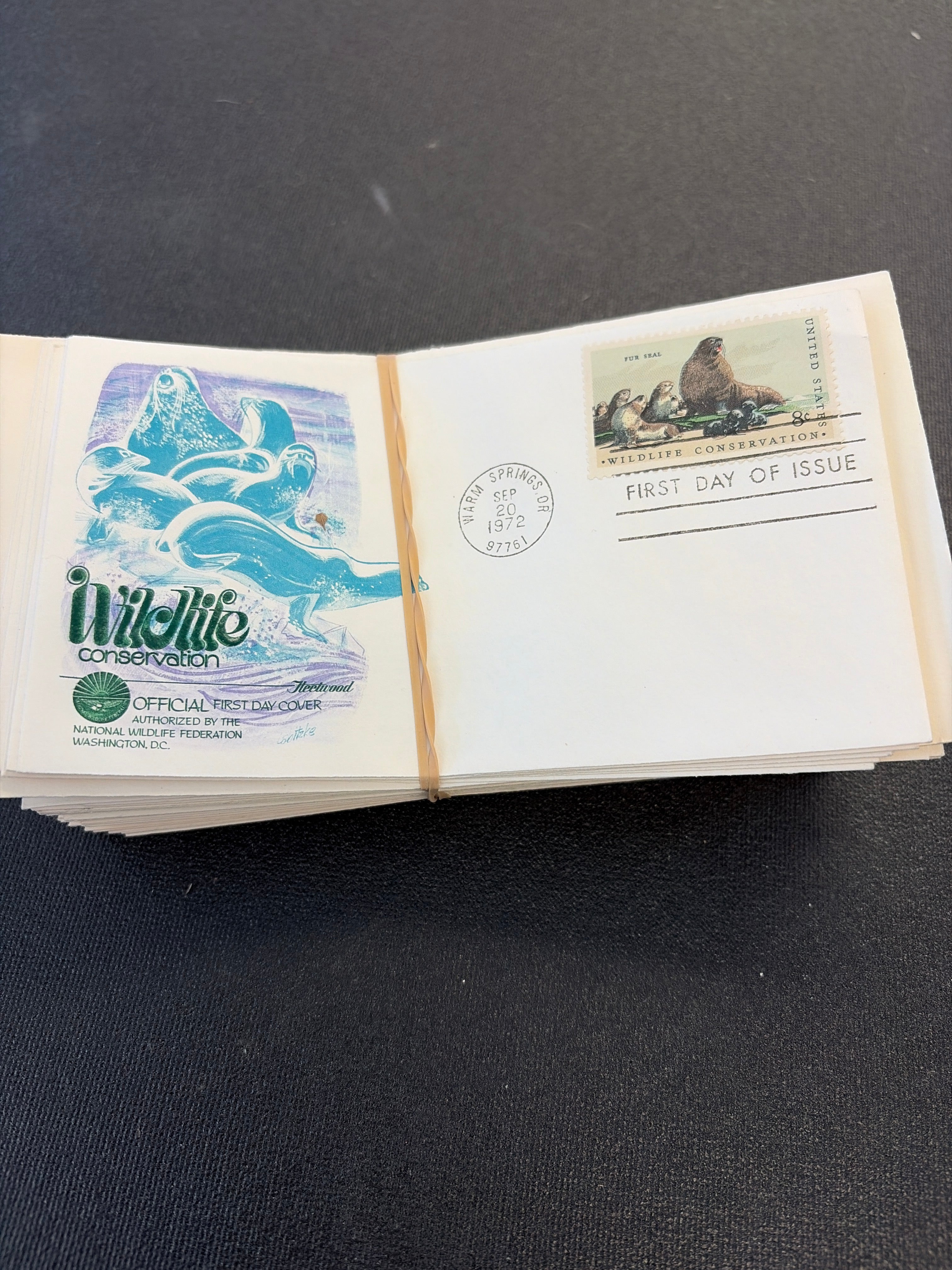 Wildlife first edition, stamps, and envelopes