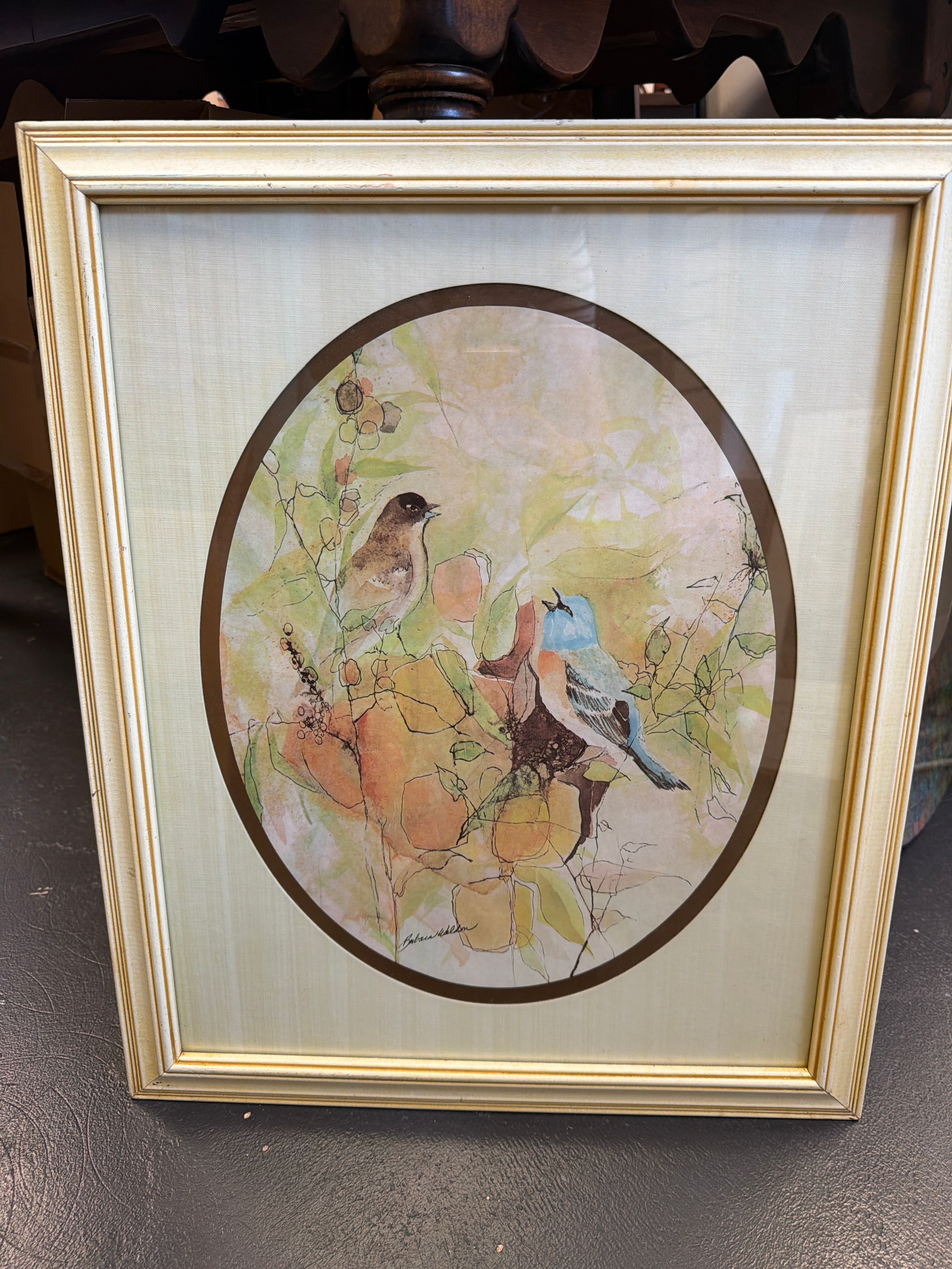 Singing birds by artist Barbara Walden