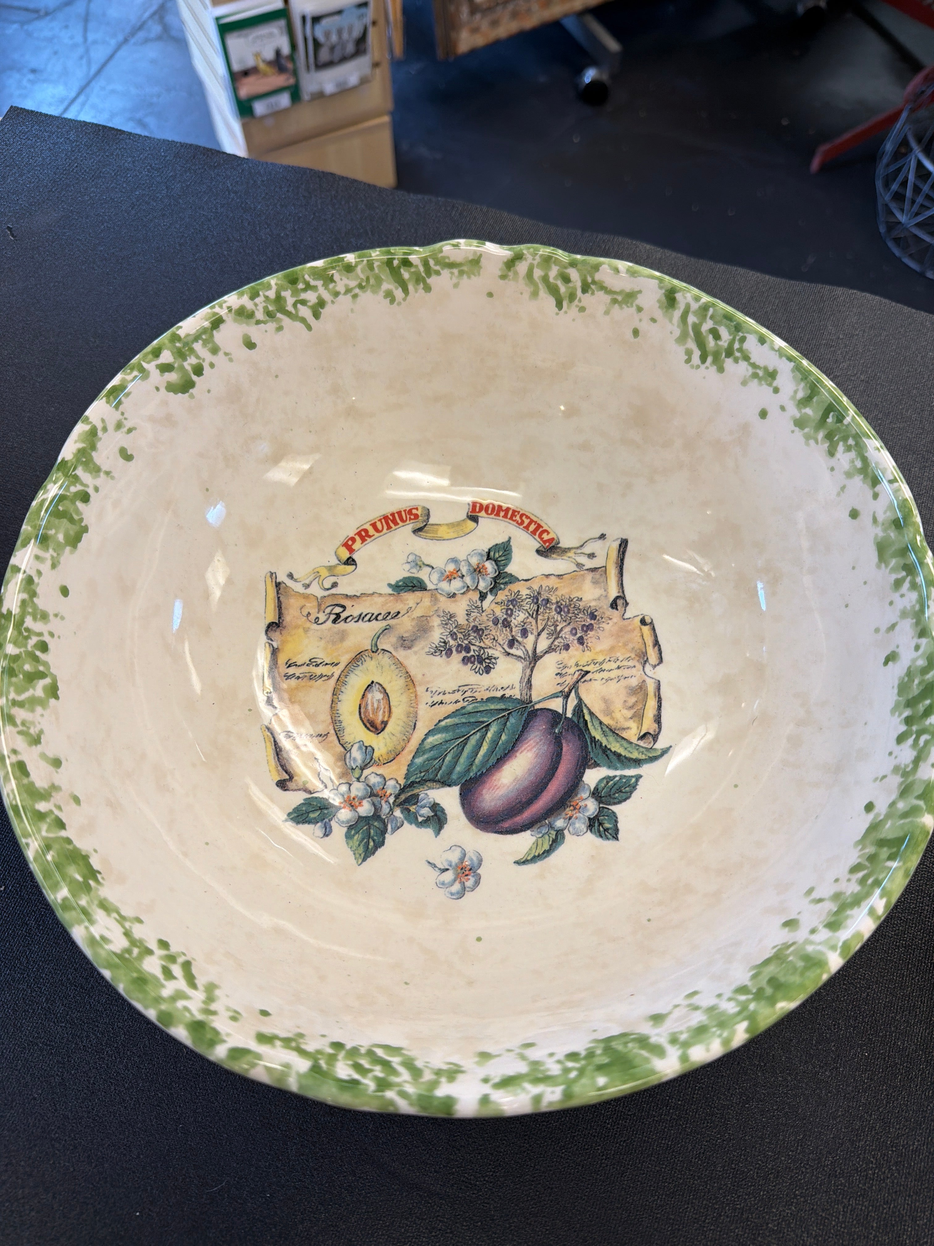 Italian Prunus Doméstica Bowl