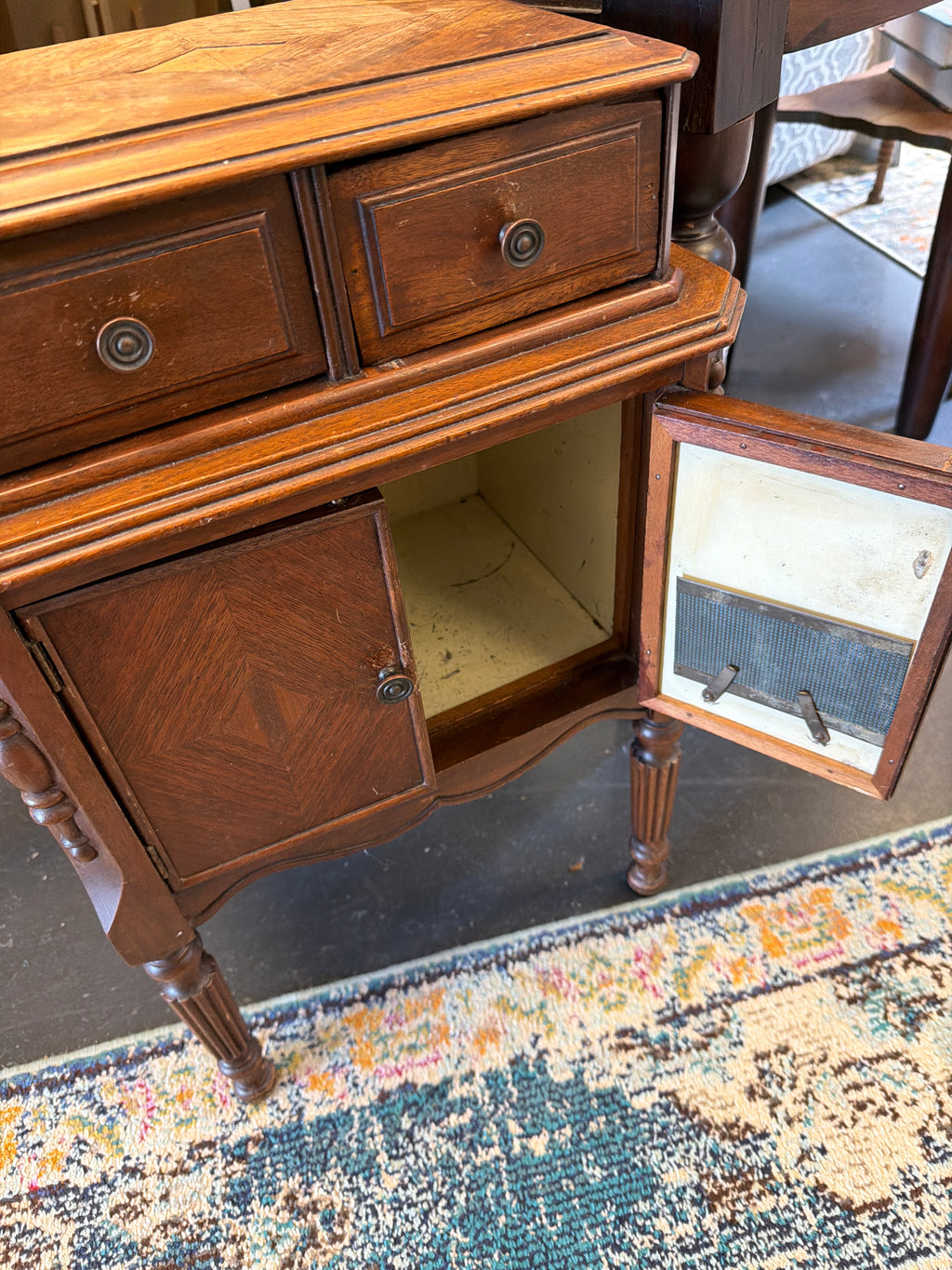 1920s Smoking Stand/ Humidor