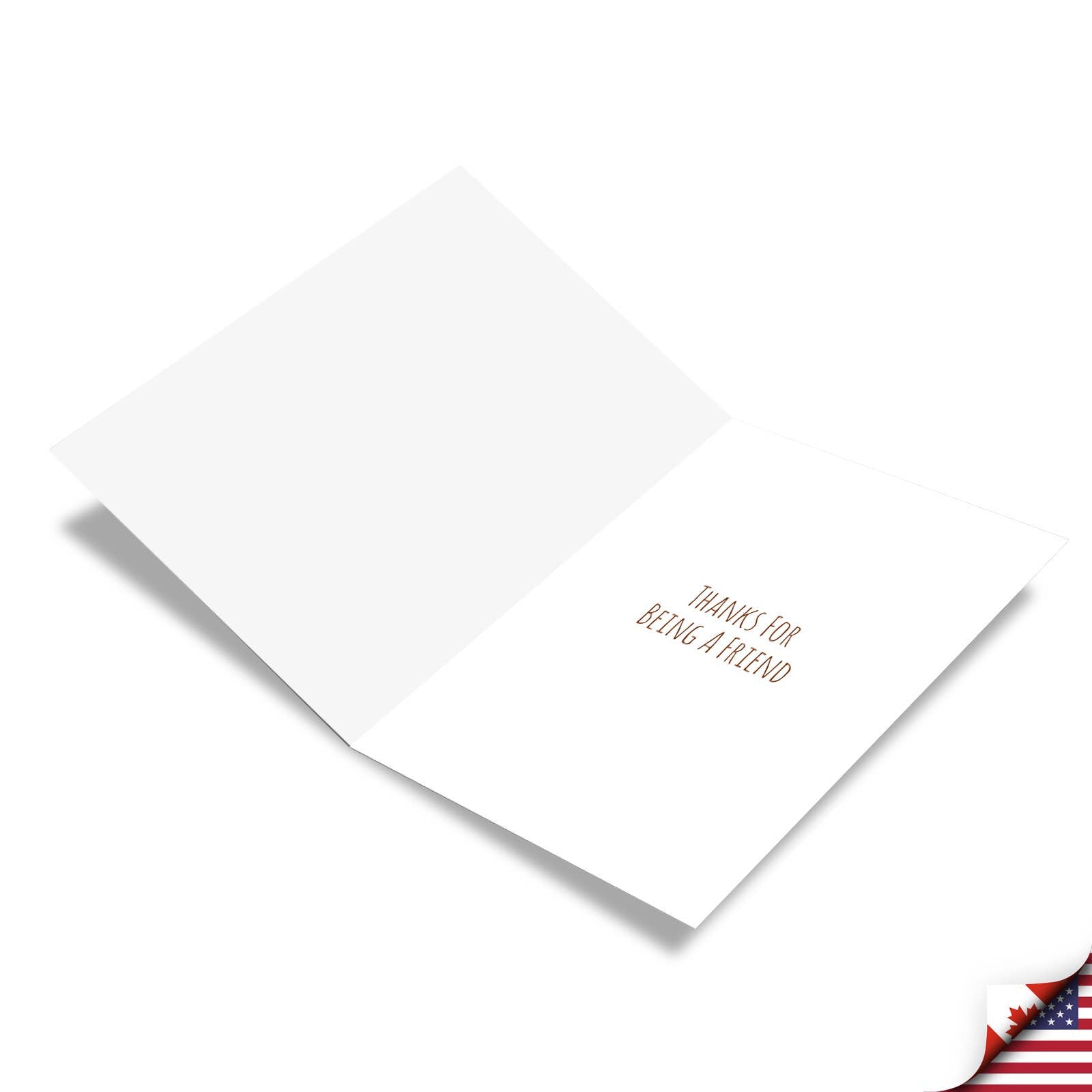 (1 Card) Friendly Words Gift - Friendship Greeting Card