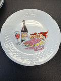 Philippe Deshoulieres "Wine & Cheese" canape plates (6)