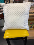 Green Polka Dot Throw Pillow