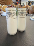 Vintage "Diane" pattern salt and pepper shakers by Fine China of Japan