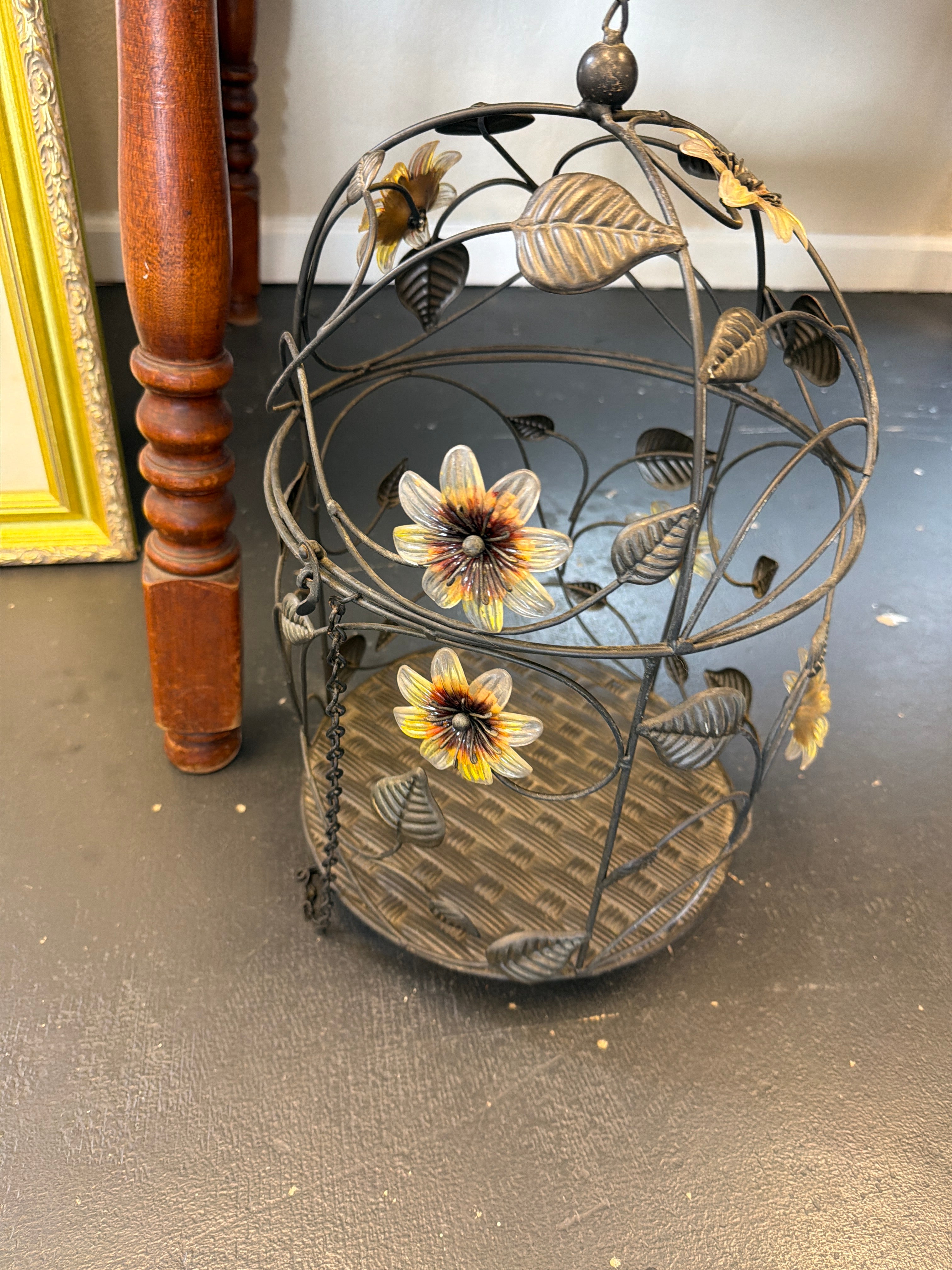 Bronze birdcage