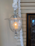 Italian glass hanging sconce