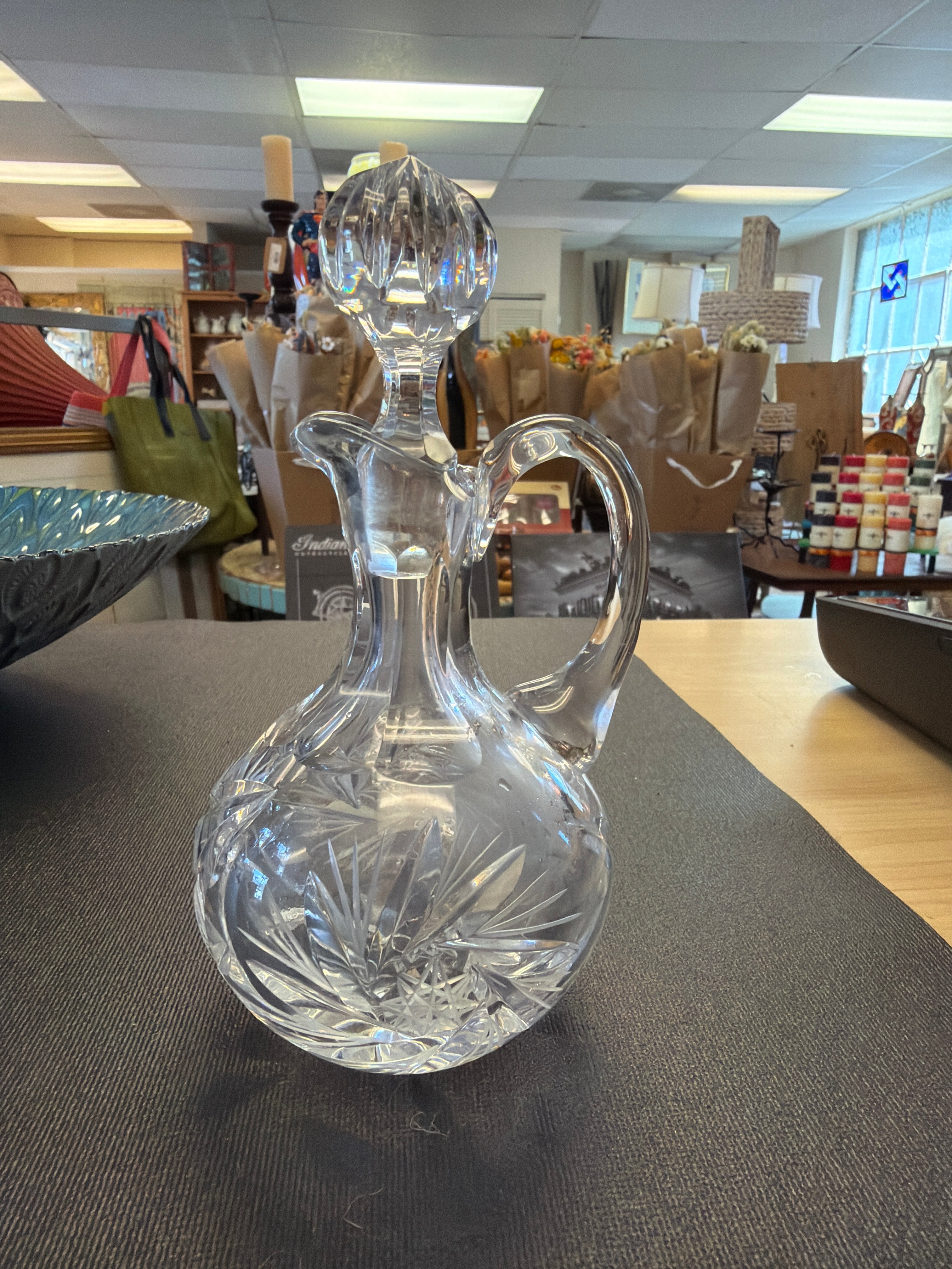 Vintage Crystal Cruet