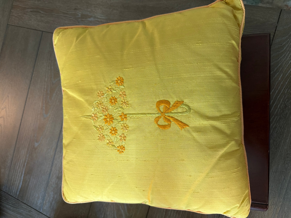 Yellow Throw Pillow