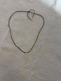 Swarovski pendant on cord