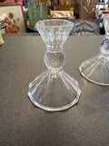 Ballerina crystal taper candle holders