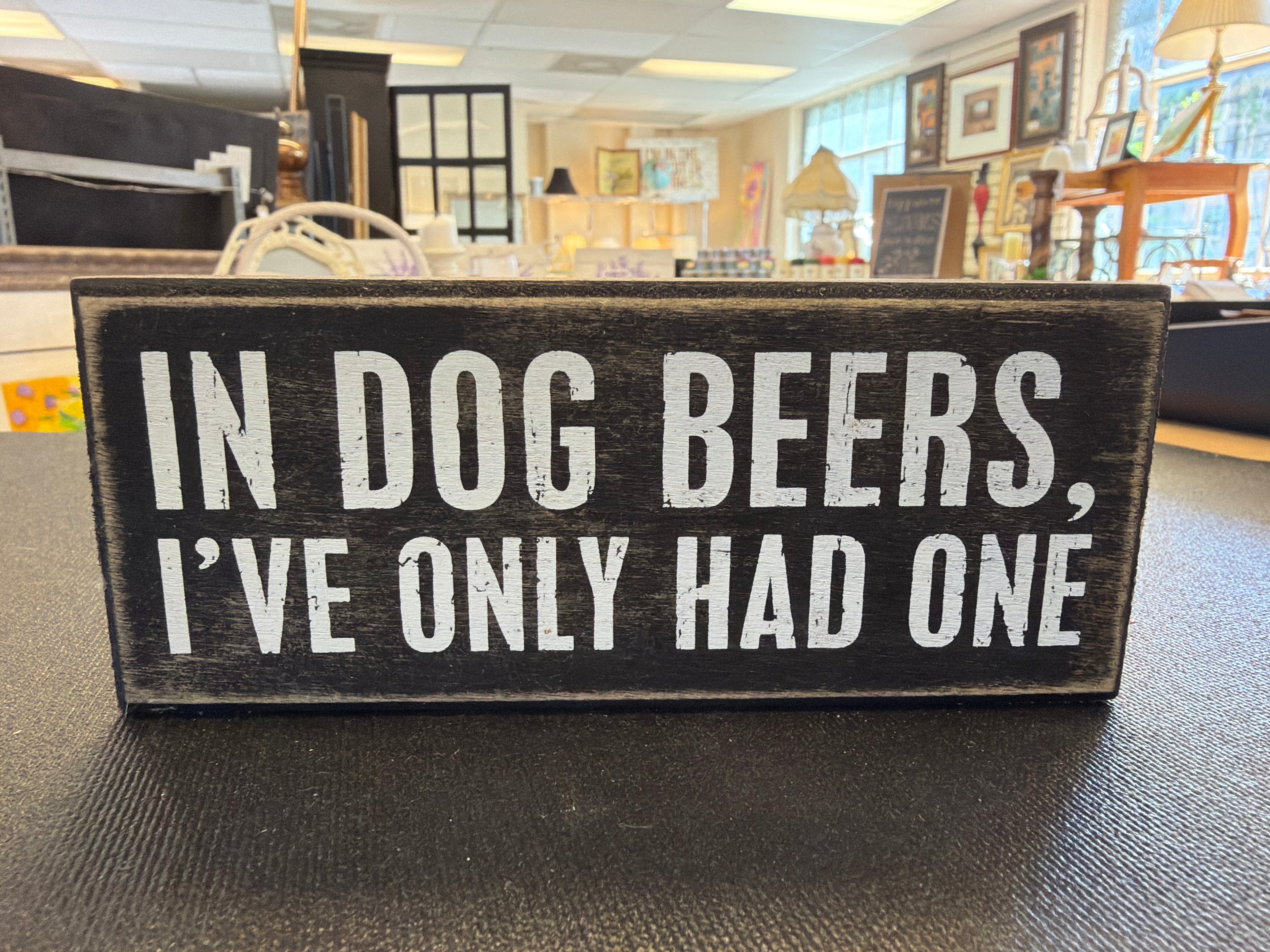 Dog beers sign
