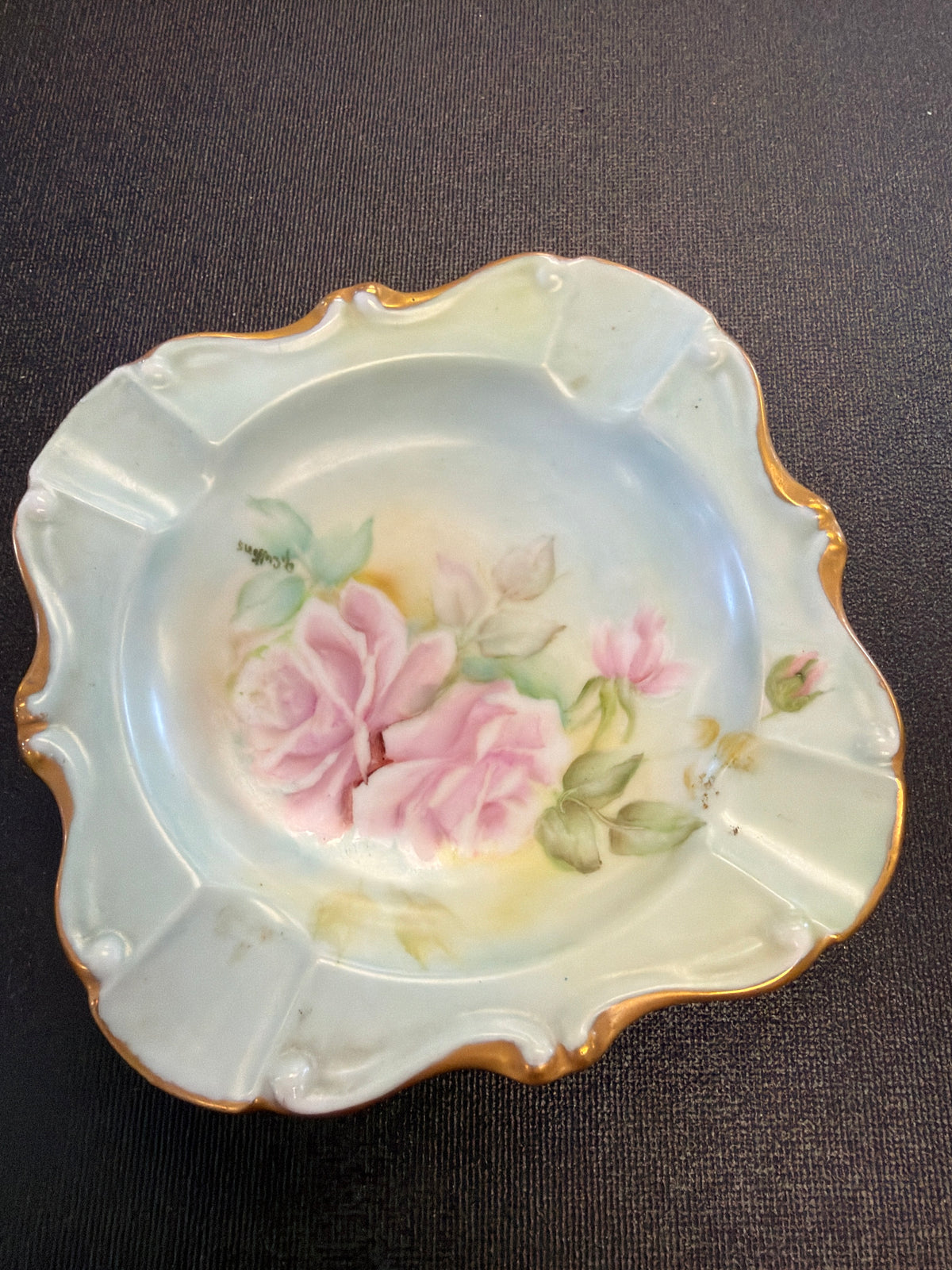 Vintage Porcelain Ashtray