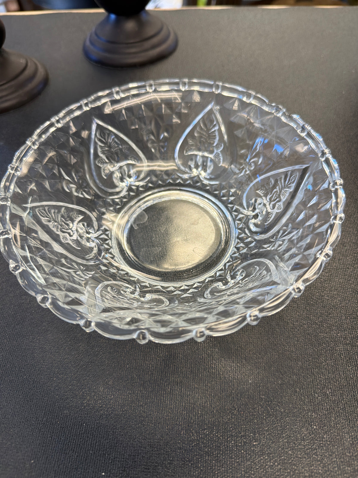Pressed Glass Bowl