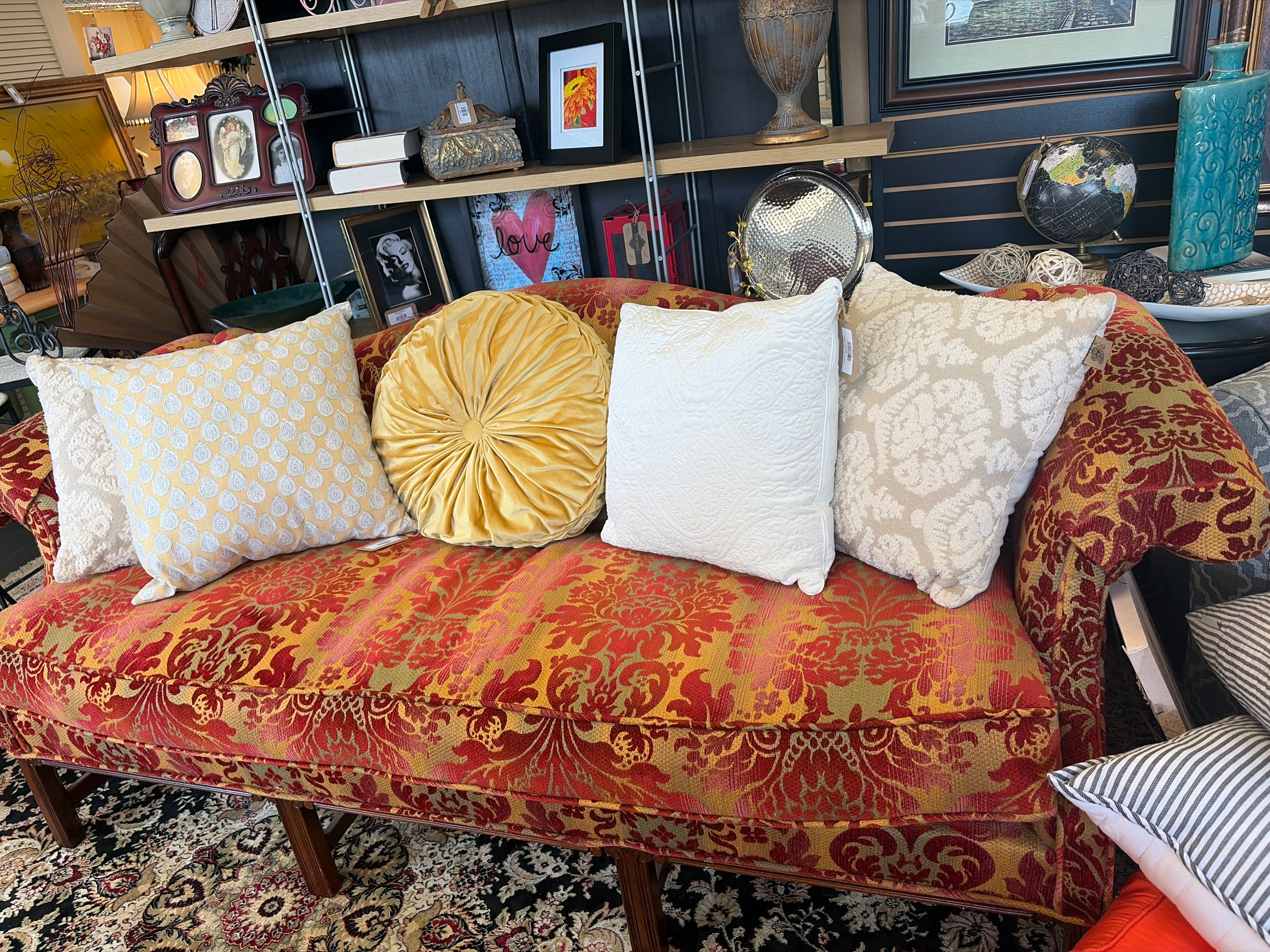 Old Hickory Company Vintage Sofa. 85 inches wide