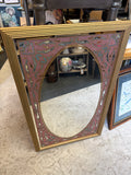 Vintage Windsor Art faux stained glass mirror