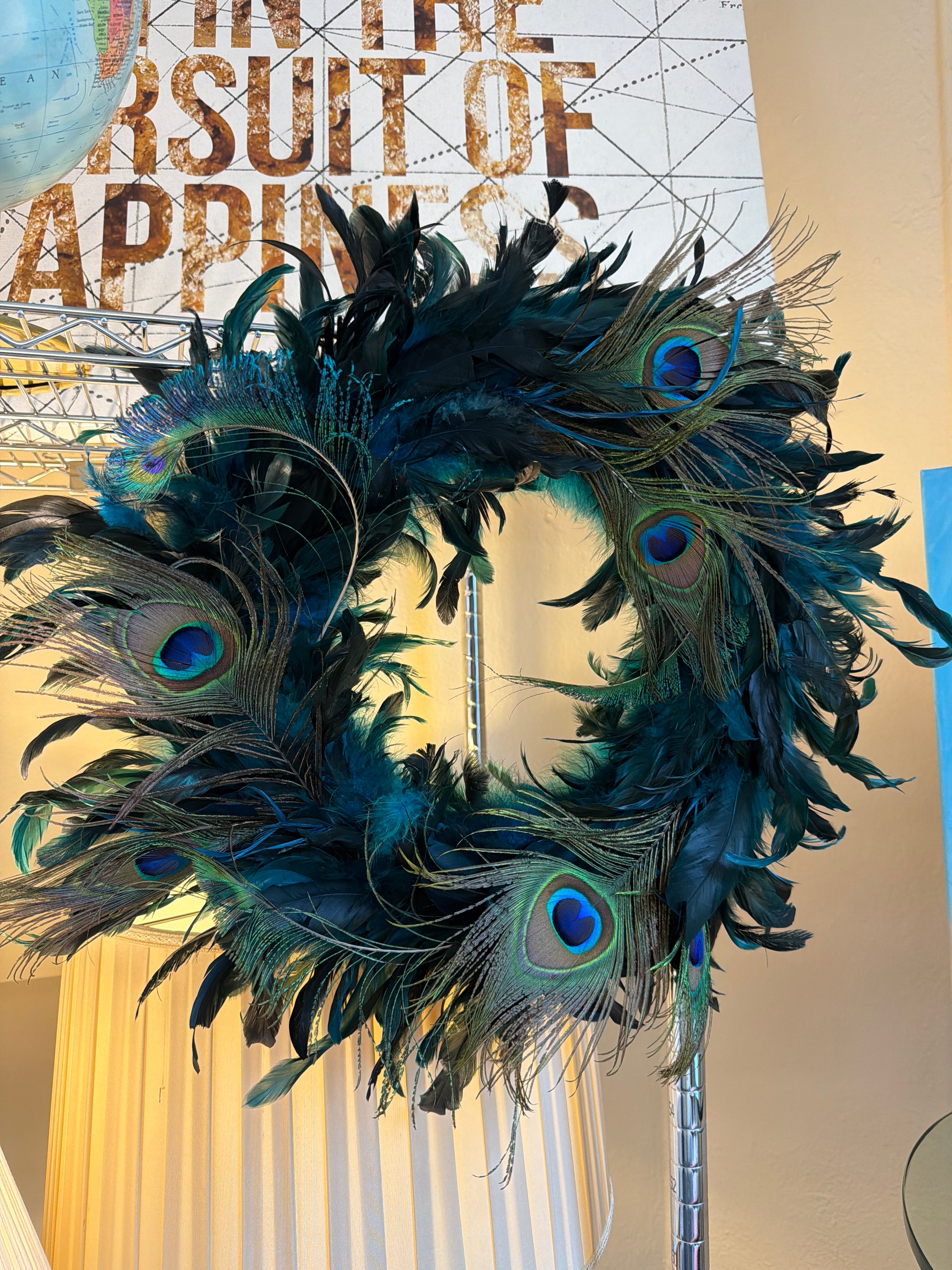 Peacock wreath
