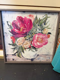 Pink Floral Art